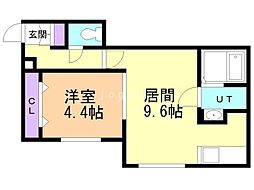 間取図画像 1LDK