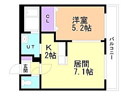 間取図画像 1LDK