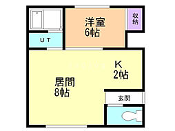 間取図画像 1LDK
