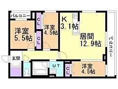 物件の間取り