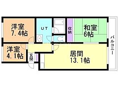 物件の間取り
