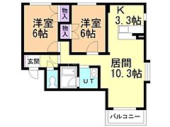 物件の間取り