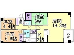びなす・25 3LDKの間取図画像