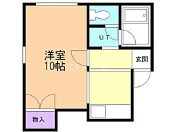 BAM ワンルームの間取図画像