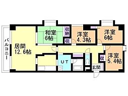 ガーデンハウス南1条通 4LDKの間取図画像