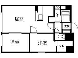 FLAT:T/G 2LDKの間取図画像