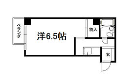 コーポ千尋 301 ｜ 京都府京都市上京区御所八幡町（賃貸マンション1R・3階・18.00㎡） その2