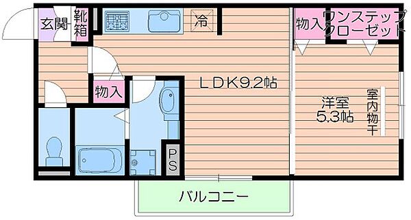 プライムコート ｜大阪府大阪市東住吉区東田辺2丁目(賃貸マンション1LDK・2階・37.78㎡)の写真 その3