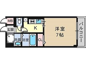 大阪府大阪市住吉区杉本2丁目（賃貸マンション1K・3階・26.12㎡） その2