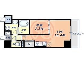 大阪府大阪市阿倍野区播磨町1丁目（賃貸マンション1LDK・6階・35.10㎡） その2