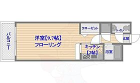 福岡県福岡市中央区薬院４丁目（賃貸マンション1K・5階・24.46㎡） その2