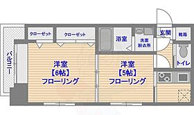 エステートモア西公園  ｜ 福岡県福岡市中央区荒戸２丁目（賃貸マンション2K・2階・30.29㎡） その2