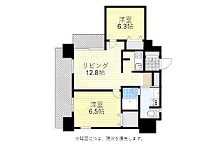 クレアランドマーク  ｜ 福岡県福岡市博多区冷泉町（賃貸マンション2LDK・8階・55.91㎡） その2