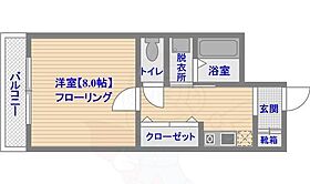 フォーリーフ清水 302 ｜ 福岡県福岡市南区清水１丁目25番10号（賃貸マンション1K・3階・24.75㎡） その2