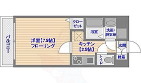 レジディア高宮  ｜ 福岡県福岡市南区玉川町（賃貸マンション1K・2階・24.15㎡） その2