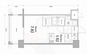 エンクレスト博多駅南BASE  ｜ 福岡県福岡市博多区博多駅南３丁目（賃貸マンション1K・4階・25.02㎡） その2