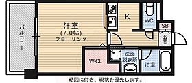 エンクレストGRAN博多駅前  ｜ 福岡県福岡市博多区博多駅前４丁目（賃貸マンション1K・5階・26.08㎡） その2