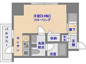 警固クレスタリア 1102 ｜ 福岡県福岡市中央区警固１丁目（賃貸マンション1R・11階・24.03㎡） その2