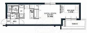 福岡県福岡市中央区今川２丁目（賃貸マンション1LDK・3階・34.59㎡） その2