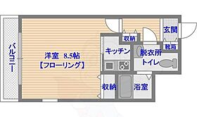 プリメール箱崎2  ｜ 福岡県福岡市東区箱崎１丁目（賃貸マンション1K・6階・24.70㎡） その2