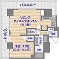 グランアルト天神タワー6階13.5万円
