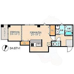 ジェンティーレ美野島1 2階