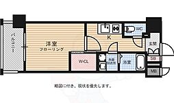 サヴォイ博多スーペリア 1Kの間取図画像