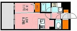 デュ・レジア博多レジデンス 1LDKの間取図画像
