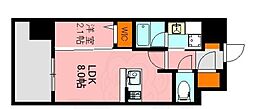 デュ・レジア博多レジデンス 1LDKの間取図画像