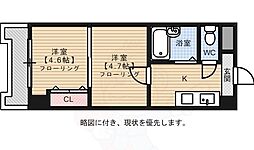 オリエントビルNo.40PROJECT2100 2Kの間取図画像