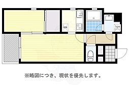 ブラン・スタイル博多 1LDKの間取図画像