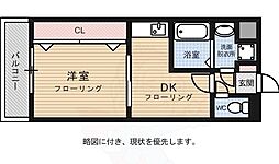 リファレンスベイサイド 1DKの間取図画像