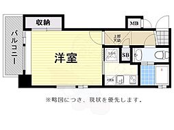 エステート・モア高宮通り 1Kの間取図画像