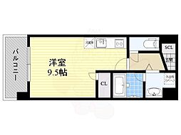 LANDICS4173 ワンルームの間取図画像