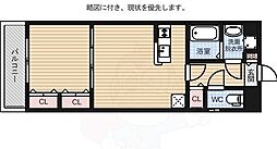 エンクレスト日赤通り 1LDKの間取図画像
