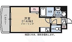 ラフォーレ西公園 1Kの間取図画像