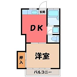 コーポ真部2号棟 1階/-