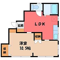 手塚ビル  ｜ 栃木県宇都宮市中央2丁目（賃貸アパート1LDK・3階・45.00㎡） その1