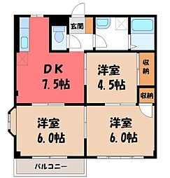 🉐敷金礼金0円！🉐東北本線 宇都宮駅 バス20分 平松神社前下車...