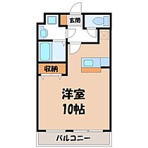 栃木県宇都宮市宮本町（賃貸マンション1K・1階・30.63㎡） その2