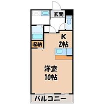 栃木県宇都宮市城南3丁目（賃貸マンション1R・3階・32.80㎡） その2