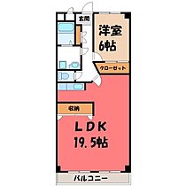 栃木県宇都宮市今泉2丁目（賃貸マンション1LDK・7階・57.21㎡） その2