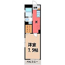 栃木県下野市医大前1丁目（賃貸アパート1K・1階・28.18㎡） その2