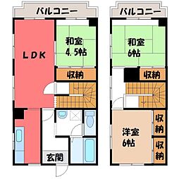 東武宇都宮線 東武宇都宮駅 バス20分 東宝木下車 徒歩7分 4階/-