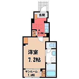 JR東北本線 宇都宮駅 バス11分 競輪場前下車 徒歩4分