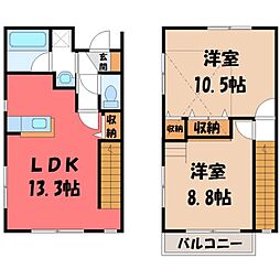 JR東北本線 宇都宮駅 バス10分 今泉新道口下車 徒歩4分 1階/-