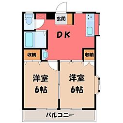 東武宇都宮線 東武宇都宮駅 徒歩24分