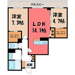 JR東北本線 宇都宮駅 徒歩18分