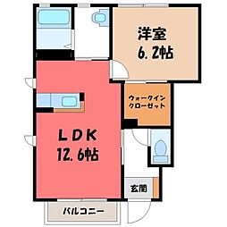 JR東北新幹線 宇都宮駅 バス8分 平松町下車 徒歩14分 1階/-