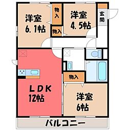 JR東北本線 宇都宮駅 3.2km